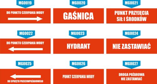 Tabliczka Do sprzętu przeciwpożarowego grawer piktogram 20x6 cm duży wybór na Arena.pl