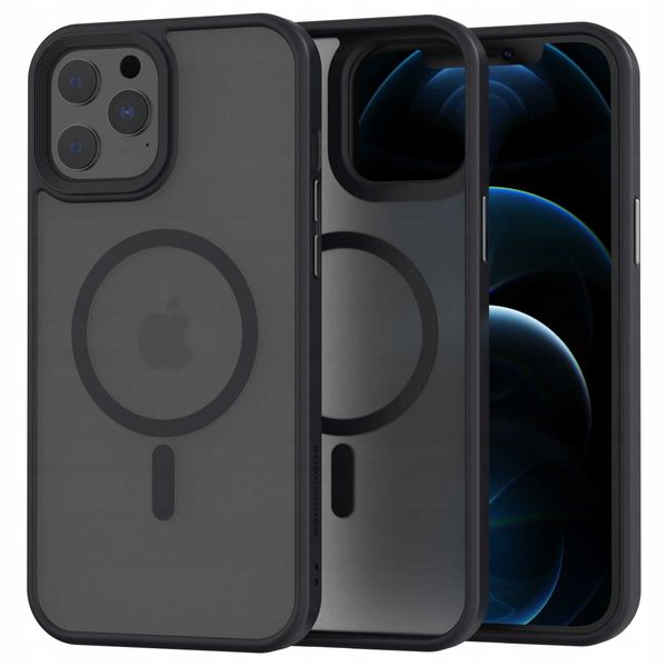 Spacecase Hybrid Mag iPhone 12 Pro Max black zdjęcie 1