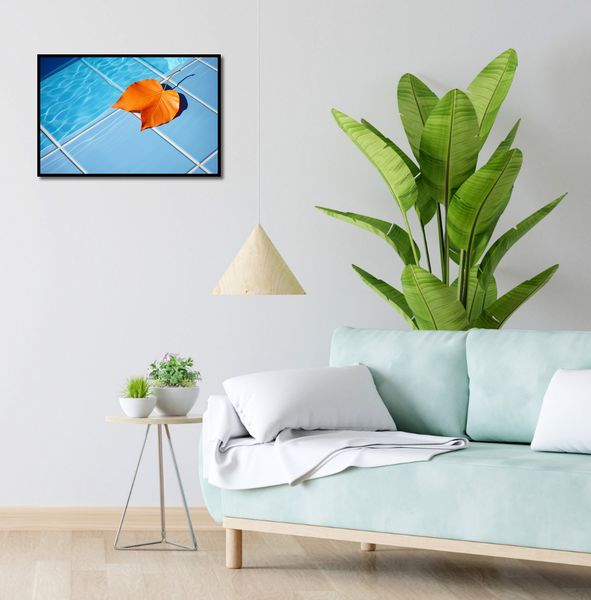 Plakat 60x40cm Liść przy Wodzie zdjęcie 4