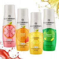 Zestaw syropów smakowych SodaStream koncentrat sok do saturatora 440ml