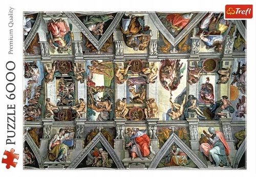 PUZZLE 6000 EL. SKLEPIENIE KAPLICY SYKSTYŃSKIEJ TREFL na Arena.pl