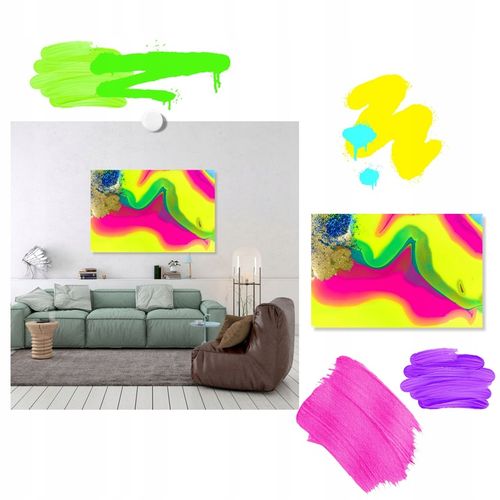 Farby Akrylowe NEONOWE Zestaw Farb Akrylowych Neonowych Farba NEO 8sztx21ml na Arena.pl