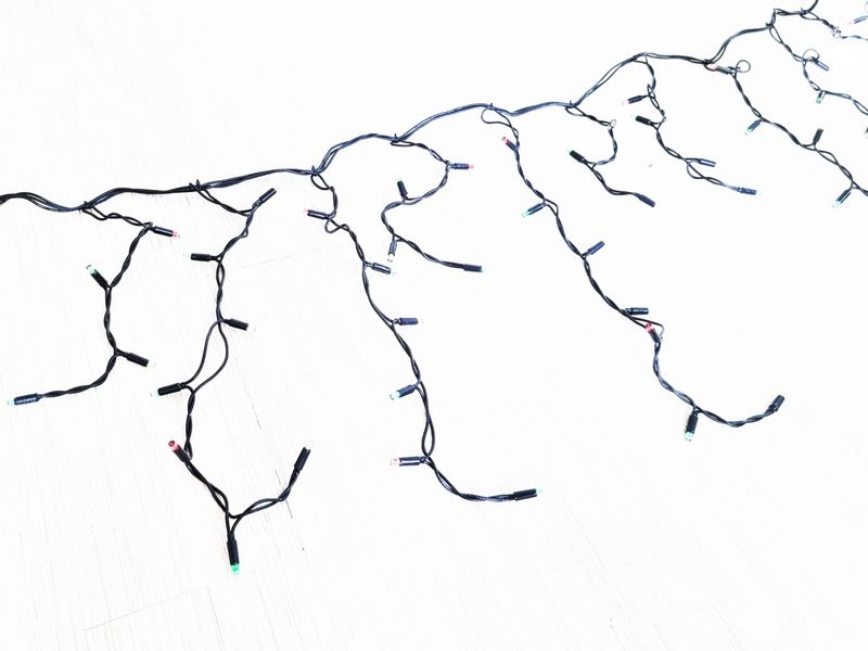 LAMPKI CHOINKOWE 100 LED ZEWNĘTRZNE GRUBY KABEL zdjęcie 8