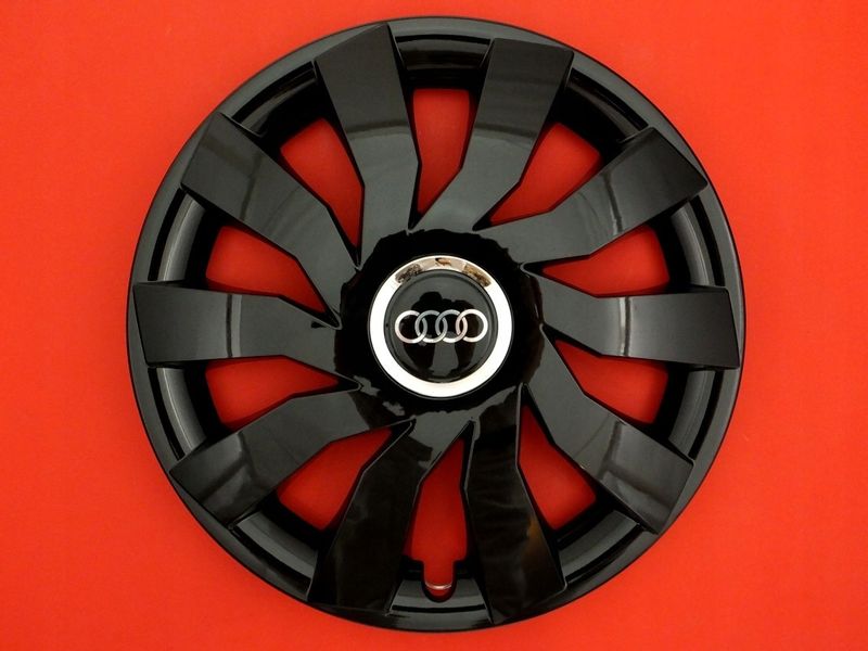 KOŁPAKI 16'' AUDI - A3 A4 A5 A6 A7 A8 CZARNE CLC zdjęcie 2