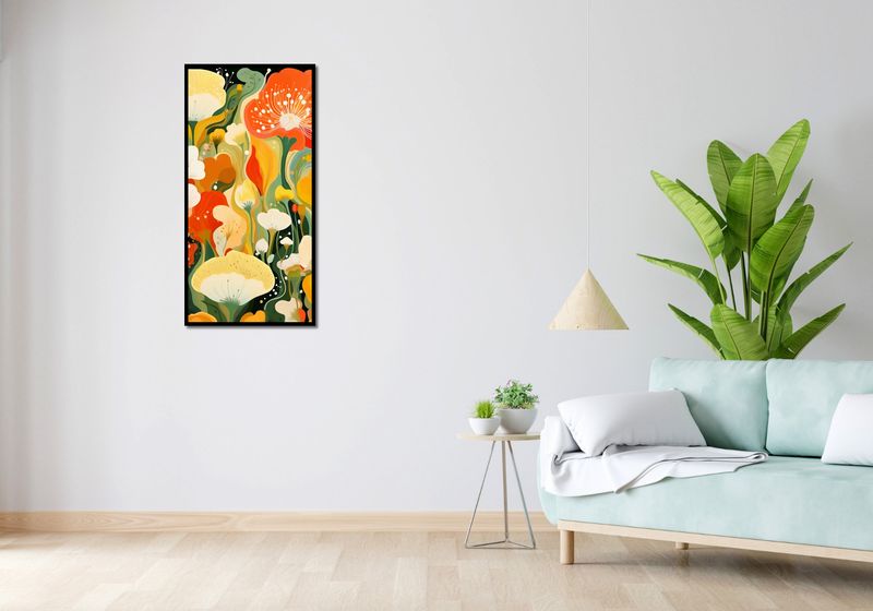 Plakat 50x100cm Kwiatowy Raj zdjęcie 4