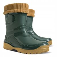 DEMAR kalosze damskie z wyjmowaną wkładką YOUNG 2 FUR B 0466 zielone