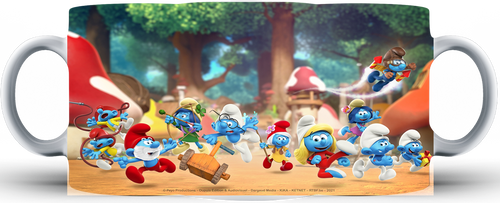 Kubek ceramiczny Smerfy - The Smurfs na Arena.pl