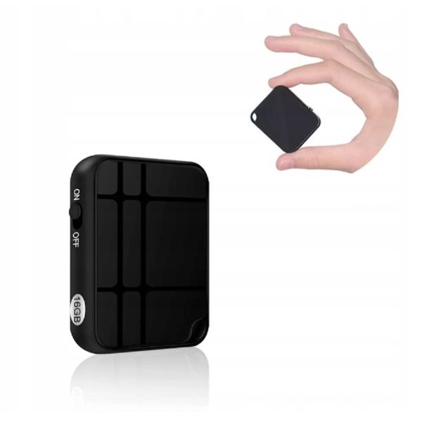 Mini dyktafon szpiegowski 50h nagrań detekcja głosu 16GB prosta obsługa zdjęcie 1