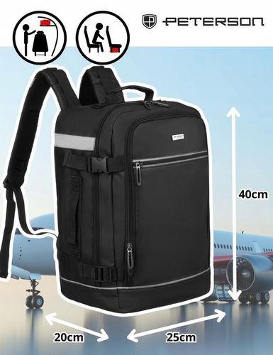 Plecak torba podróżna bagaż podręczny do samolotu Ryanair Wizzair Peterson na Arena.pl