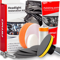 Zestaw Do Polerowania Regeneracji Lamp Odnowienia Reflektorów Pasta Gąbka
