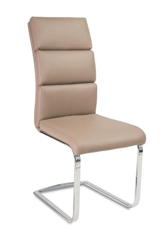 Krzesło dc-255 cappuccino/chrom na Arena.pl