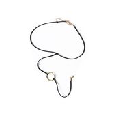 naszyjnik choker kółeczko i gwiazdka n465