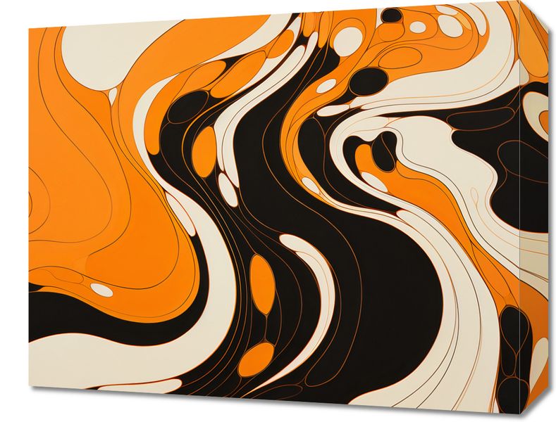 Obraz 50x40cm Tańczący Atrament zdjęcie 1