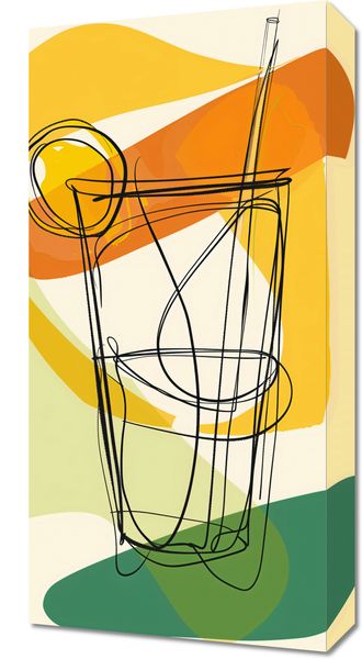 Obraz 30x60cm Koktajl Artystyczny zdjęcie 1