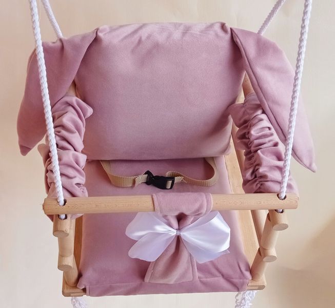 Huśtawka biała KRÓLIK 3w1 dla dzieci SZARA pokój zdjęcie 7