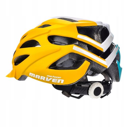 KASK ROWEROWY REGULOWANY METEOR MARVEN S 52-56cm siatka 3-kolorowy AIR FLOW na Arena.pl