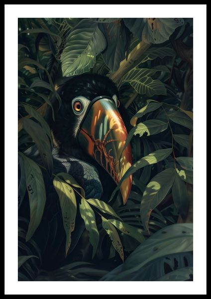 Plakat 40x60cm Skryty Tukan zdjęcie 3