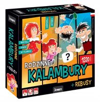 Rodzinne GRY PLANSZOWE Rodzinne Kalambury i Rebusy REWELACYJNA Cieszy