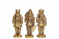 Dekoracja Dziadek do orzechów trio Gold Poly