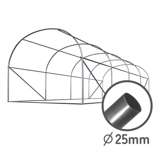 Tunel ogrodowy 3 x 6 m (18m2) Plonos zdjęcie 3