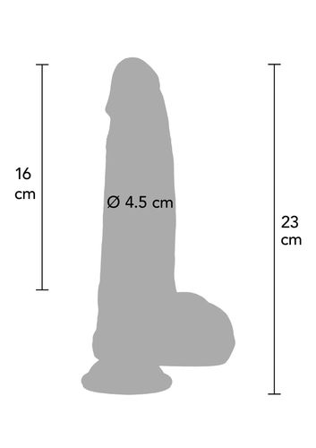ultra realistic dildo silicone 18 cm na Arena.pl