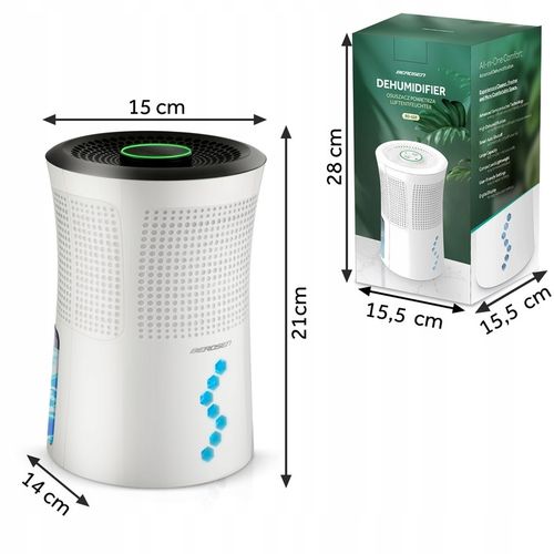 OSUSZACZ POWIETRZA POCHŁANIACZ WILGOCI CICHY 34dB LED Berdsen na Arena.pl