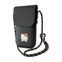 hello kitty torebka hkowbskcdkk czarny/black leather daydreaming cord