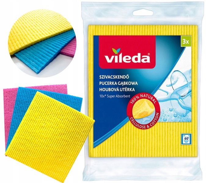 pucerka gąbkowa vileda 3 szt. zdjęcie 14