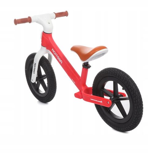 Rowerek biegowy Moderni-08 czerwony pompowane koła na Arena.pl