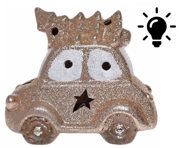 Auto z choinką led zdjęcie 1