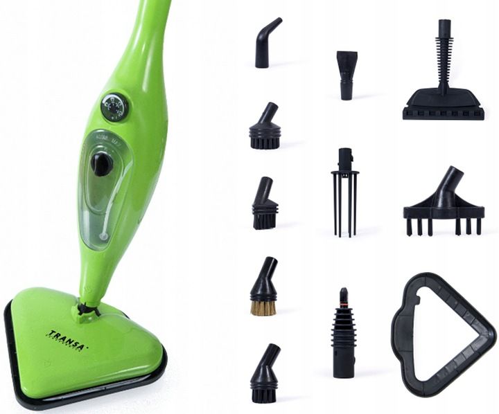 Mop Parowy WIELOFUNKCYJNY 12 końcówek 4,2 BAR Transa Electronics 2000W zdjęcie 1