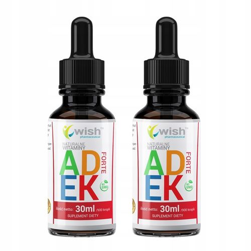 WITAMINA ADEK W KROPLACH A, D3, E, K2 MK-7 2x 30ml na Arena.pl