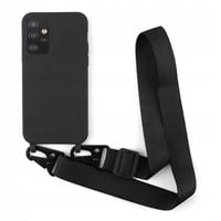 Etui Silikonowe do Samsung Galaxy S20 Ultra 6.7 czarny z paskiem