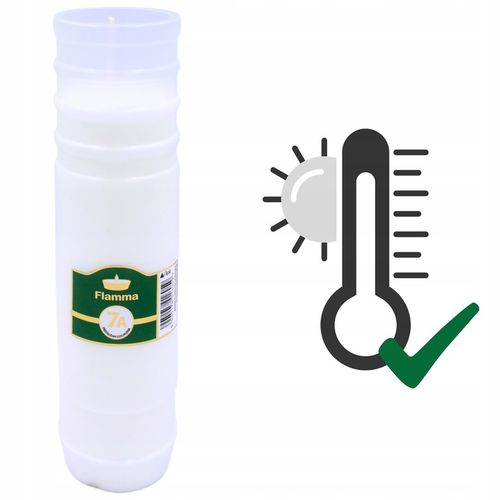 Wkłady do Zniczy Parafinowe Flamma 7dni Znicze Wiosna/Lato 23cm 12szt na Arena.pl