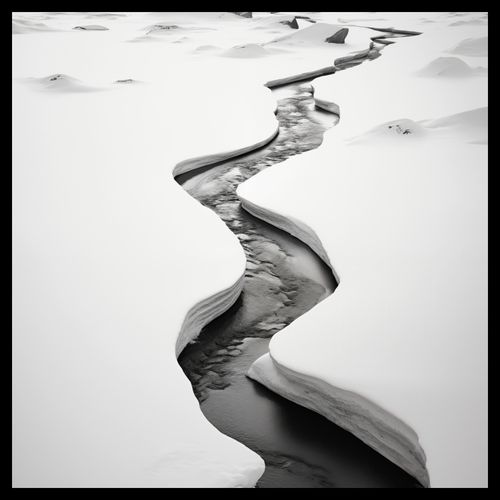 Plakat 40x40cm Szczeliny Mrozu na Arena.pl