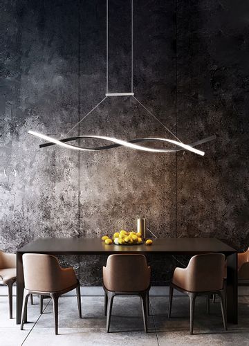 Lampa SANTIAGO I wisząca LED długa nad stół nowoczesna 90cm Wobako 35W na Arena.pl