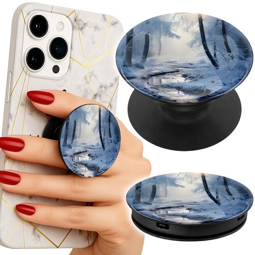 Uchwyt do telefonu Popsocket na palce/stojak LAS ZIMĄ PIĘKNE KRAJOBRAZY na Arena.pl