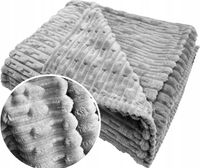 KOC GRUBY TŁOCZONY PASEK NARZUTA NA ŁÓŻKO 200x220 PLED NARZUTA KOLORY NEW