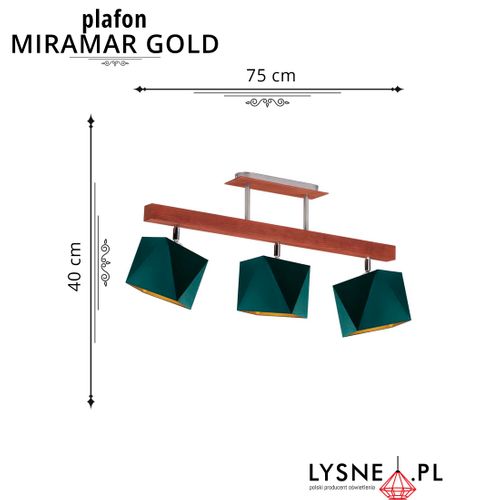 Plafon kuchenny MIRAMAR GOLD na Arena.pl