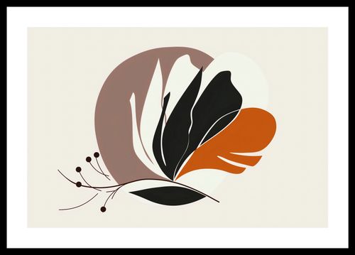 Plakat 45x30cm Elegancja Roślinna na Arena.pl