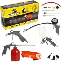 ZESTAW PNEUMATYCZNY 18w1 NARZĘDZI PNEUMATYCZNYCH DO KOMPRESORA SPRĘŻARKI
