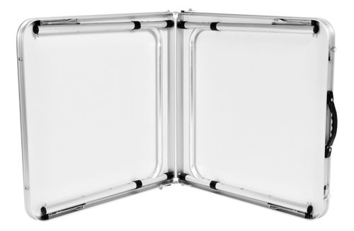 Zestaw turystyczny TRAMP kempingowy składany 120x60 cm biały na Arena.pl