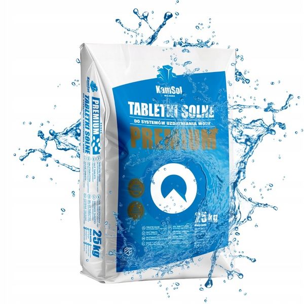 PREMIUM - TABLETKI SOLNE DO ZMIĘKCZACZY 25KG zdjęcie 1