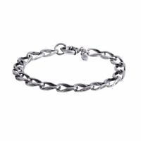 bransoletka klasyczna 21 cm (b22/men/28/1ag cz)