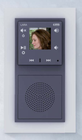 Radio internetowe LARA-R/PM czarny mat, design LOGUS90, EFAPEL, ELKOEP, iNELS na Arena.pl