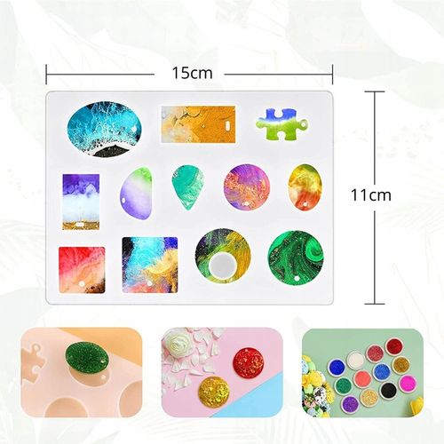 ŻYWICA EPOKSYDOWA ZESTAW STARTOWY DO ROBIENIA BIŻUTERII DLA DZIECI DIY na Arena.pl