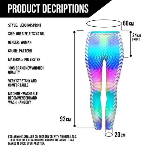 LEGGINSY  WHITE ARROWS HOLOGRAPHIC na Arena.pl