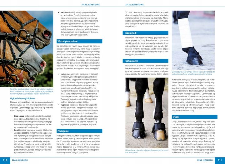 Atlas jeździectwa konie techniki jazdy porady KSIĄŻKA NA PREZENT Bojarczuk zdjęcie 4