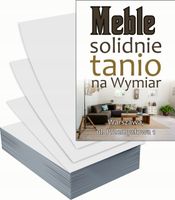 Ulotki A6 reklamowe firmowe 100szt wiele wzorów do wyboru MEBLE NA WYMIAR