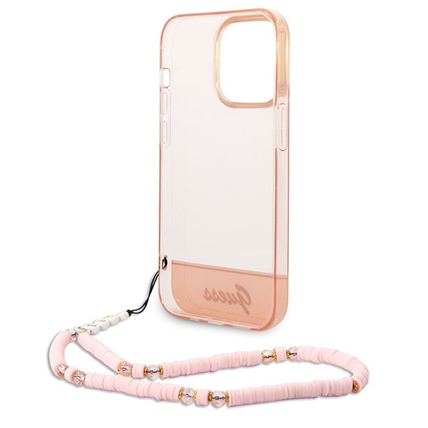 Etui Guess do iPhone 14 Pro Max, Różowy zdjęcie 6
